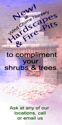 NEW at Wind Chime Nursery - Custom built hardscapes and firepits