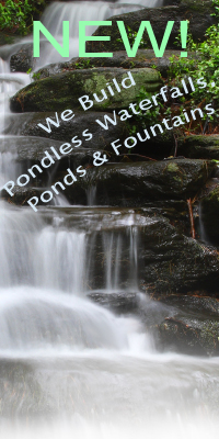 NEW at Wind Chime Nursery - Pondless Waterfalls, Ponds and Fountains