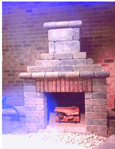 We build outdoor fire pits